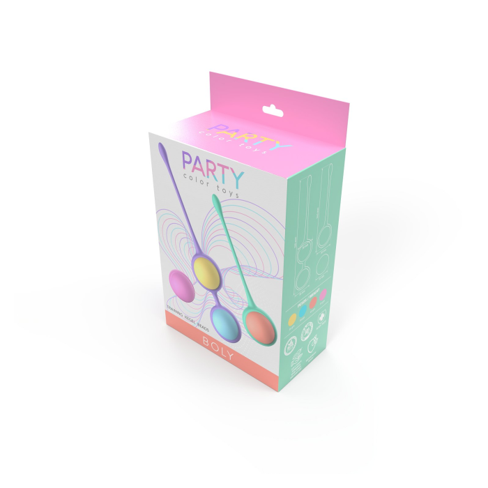 PARTY COLORS TOYS-BOLY -TRAINING KEGEL BEADS